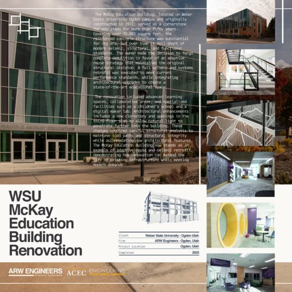 ARW Engineers - Weber State University McKay Education Building Renovation