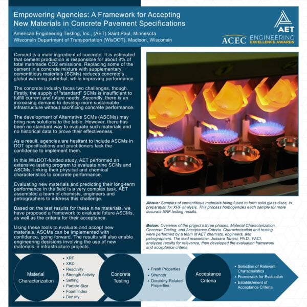 American Engineering Testing - A Framework
