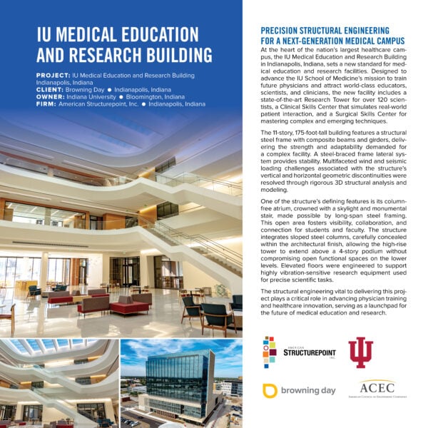 American Structurepoint, Inc. - IU Medical Education and Research Building