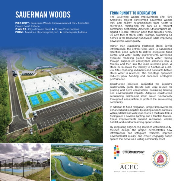 American Structurepoint, Inc. - Sauerman Woods Improvements & Park Amenities