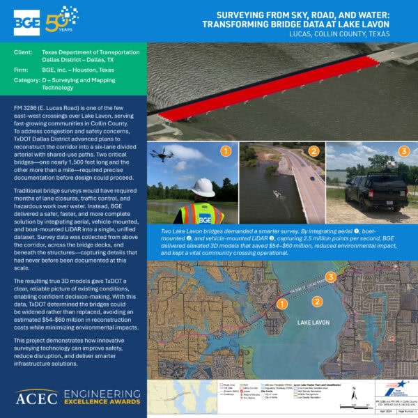 BGE, Inc. - FM 3286 (E. Lucas Road) Reconstruction on Lake Lavon