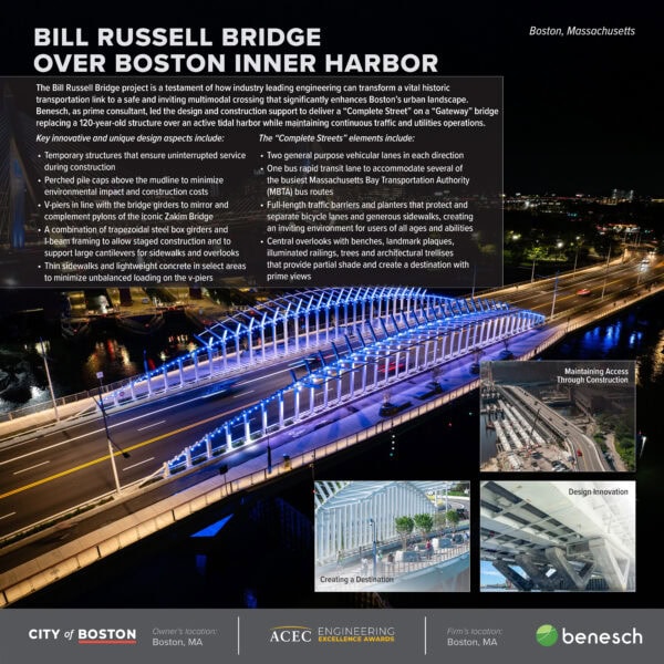 Benesch-Bill Russell Bridge over Boston Inner Harbor