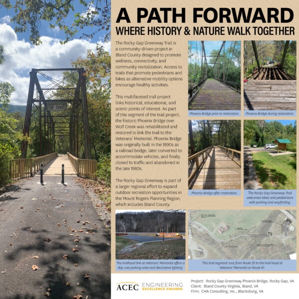 CHA Consulting, Inc. - Rocky Gap Greenway Phoenix Bridge