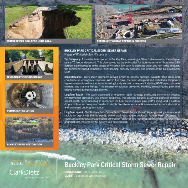 Clark Dietz, Inc. - Buckley Park Critical Storm Sewer Repair
