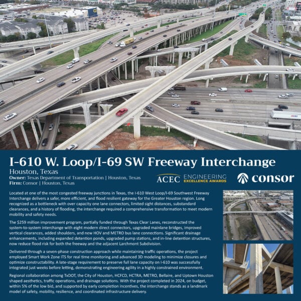 Consor - I-610 W. Loop I-69 SW Freeway Interchange