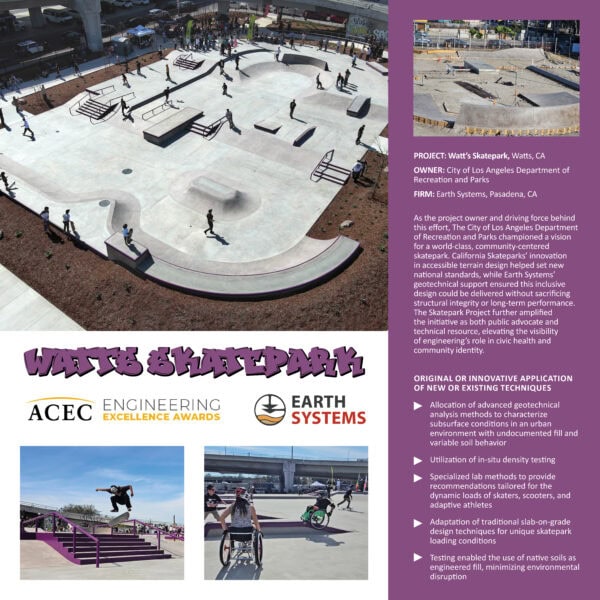 Earth Systems - Watts Skatepark
