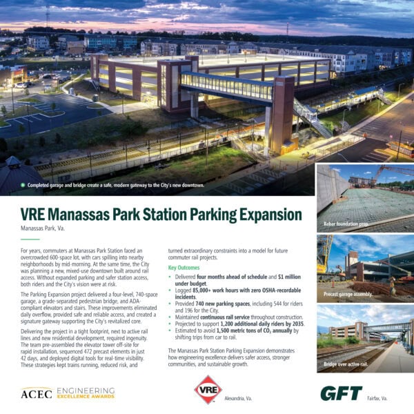 GFT - VRE Manassas Park Station Parking Expansion