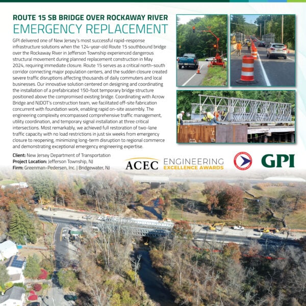 Greenman-Pedersen, Inc. - Route 15 SB Bridge Emergency Replacement