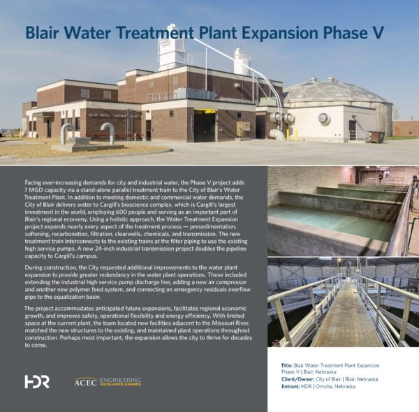 HDR - Blair Water Treatment Plant Expansion Phase V