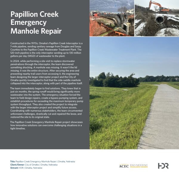 HDR - Papillion Creek Emergency Manhole Repair