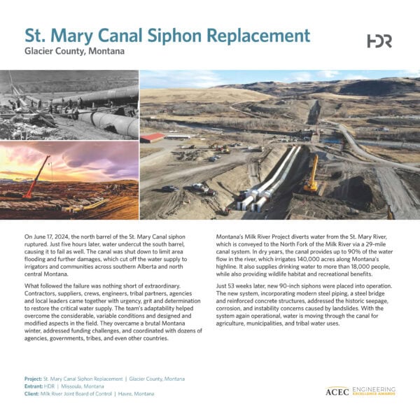 HDR - St. Mary Siphon Replacement