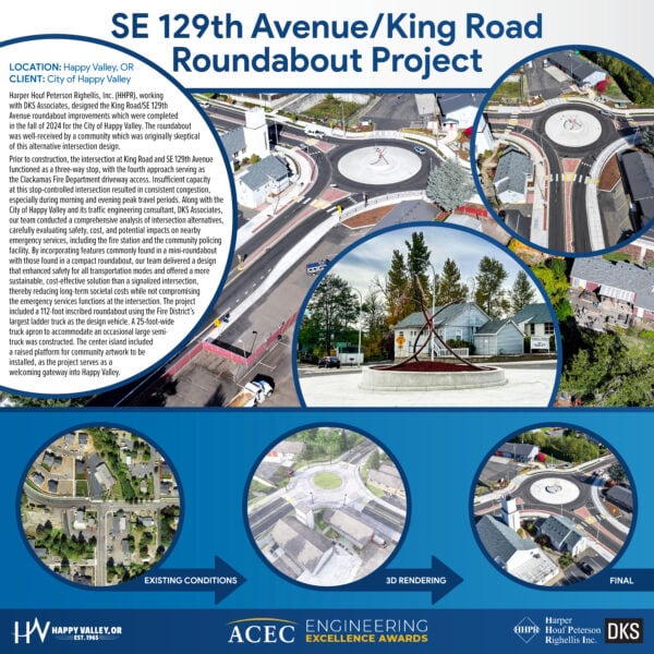 Harper Houf Peterson Righellis Inc. - SE 129th Avenue King Road Roundabout Project