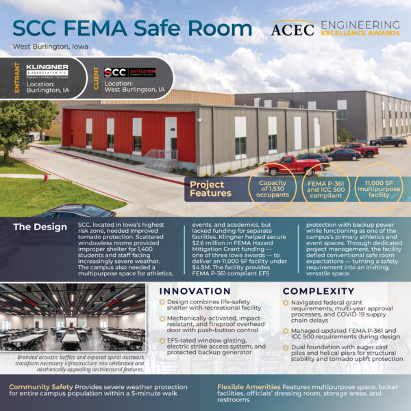 Klingner & Associates, P.C. - SCC FEMA Safe Room