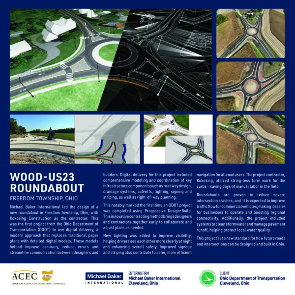 Michael Baker International - Wood-US 23 Roundabout