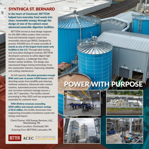 RETTEW - Synthica St. Bernard Organics to Energy Project