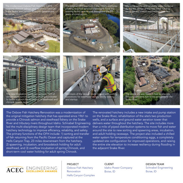 Schnabel Engineering, LLC - Oxbow Fish Hatchery Renovation