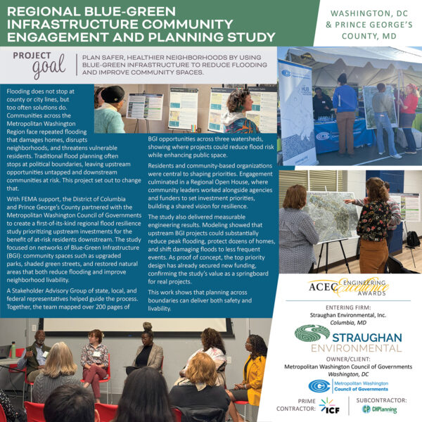 Straughan Environmental, Inc. - Regional Blue-Green Infrastructure Community Engagement and Planning Study