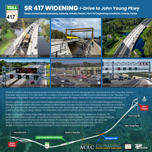 TLP Engineering Consultants Inc. - SR 417 Widening (I-Drive to John Young Pkwy)
