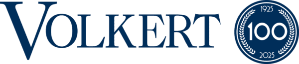 Volkert Centennail Logo - blue-trans