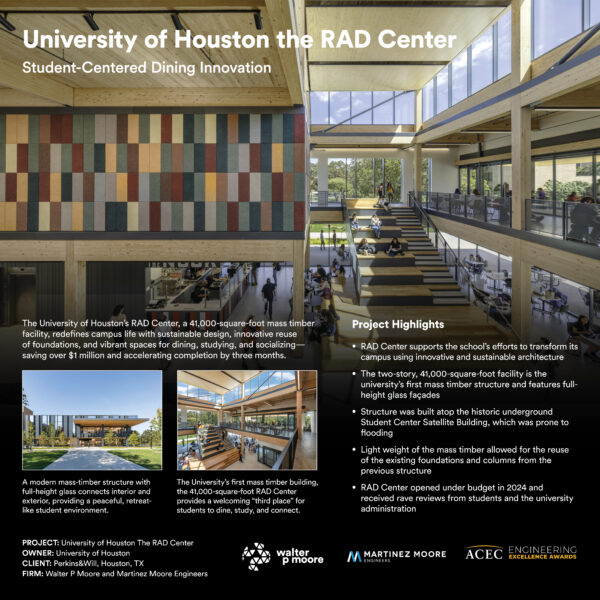 Walter P Moore Martinez Moore Engineers - University of Houston The RAD Center