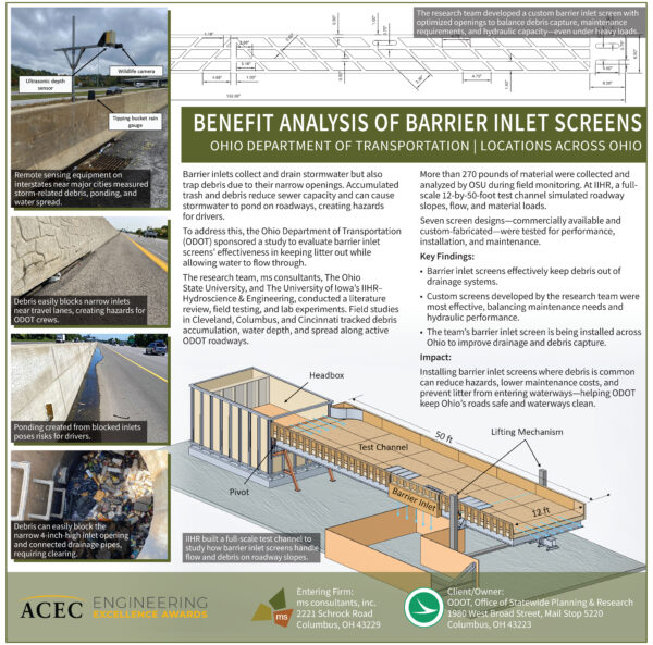 ms consultants, inc. - Benefit Analysis of Barrier Inlet Screens